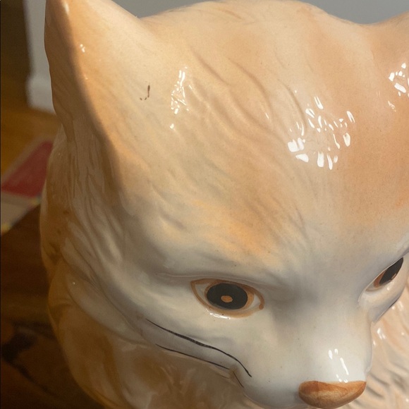 Ceramic Cat Figurine - Orange - Picture 3 of 13